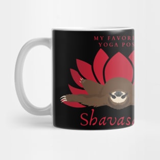 Yoga sloth - Shavasana Mug